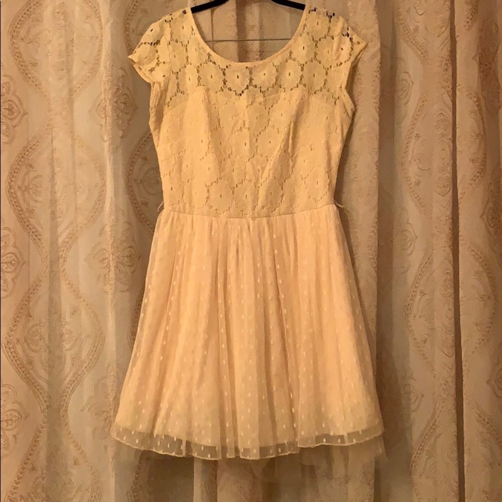 Cute lace top dress with tull bottom